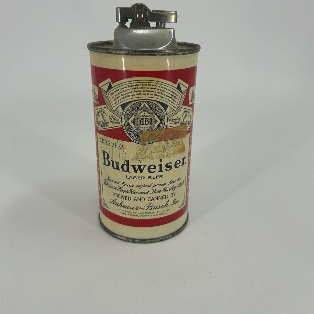 BUDWEISER TABLETOP CIGARETTE LIGHTER VINTAGE HTF FAST SHIPPING